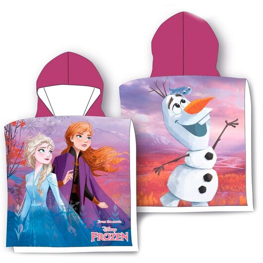 DISNEY Disney Frozen cotton poncho towel