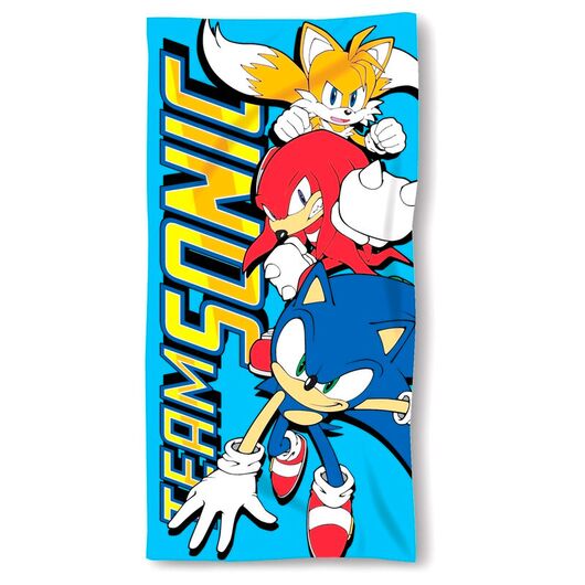 Sonic The Hedgehog microfibre beach towel 8435631339830