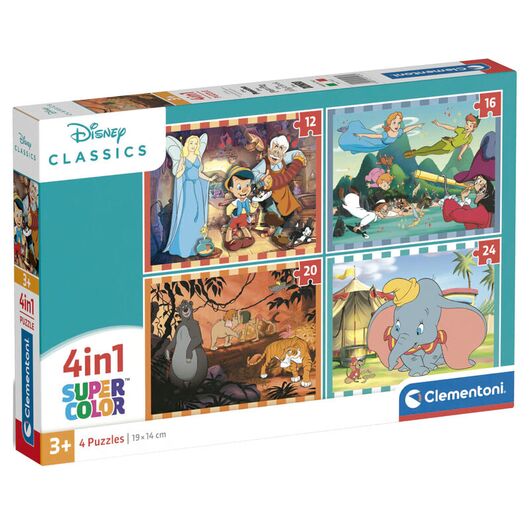 Clementoni Puzzle - Disney Classic 12-16-20-24pcs