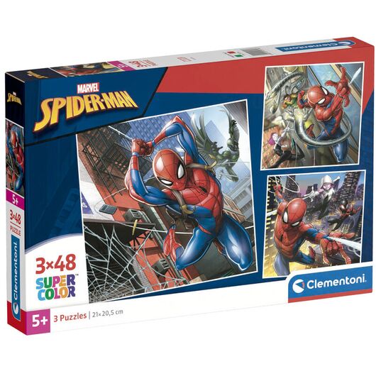 Clementoni Puzzle - Marvel Spiderman 3x48pcs