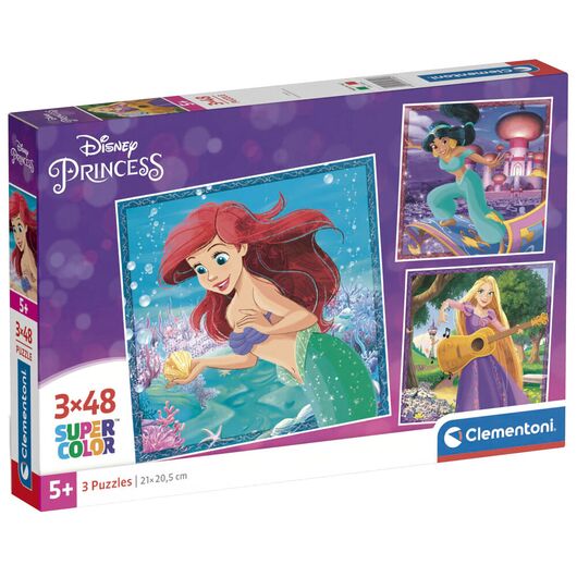 Clementoni Puzzle - Disney Princess 3x48pcs