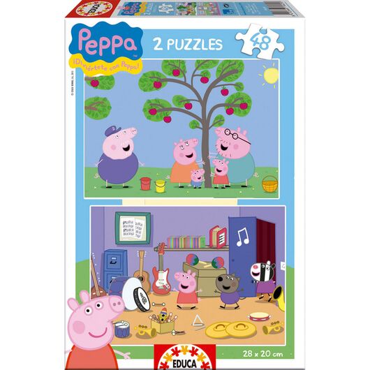 EDUCA Puzzle - Peppa Pig 2x48pcs