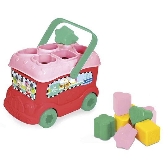 CLEMENTONI Disney Baby Minnie shape sorter bus