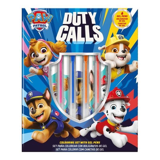 KIDS LICENSING Paw Patrol Activity notebook + 6 gel pens