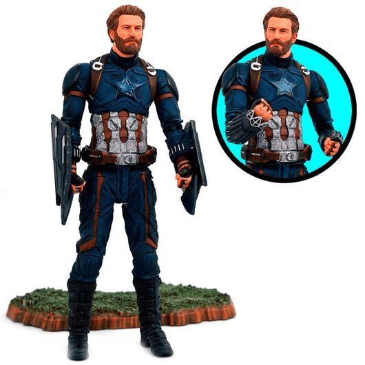 Marvel Avengers Captain America articulated figure 18cm 699788829752
