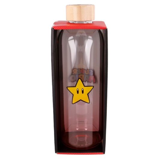 STOR Nintendo Super Mario Bros glass bottle 1030ml