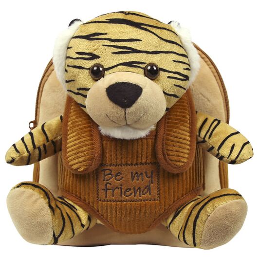 Tiger Joe backpack with plush toy 26cm 8015831130507