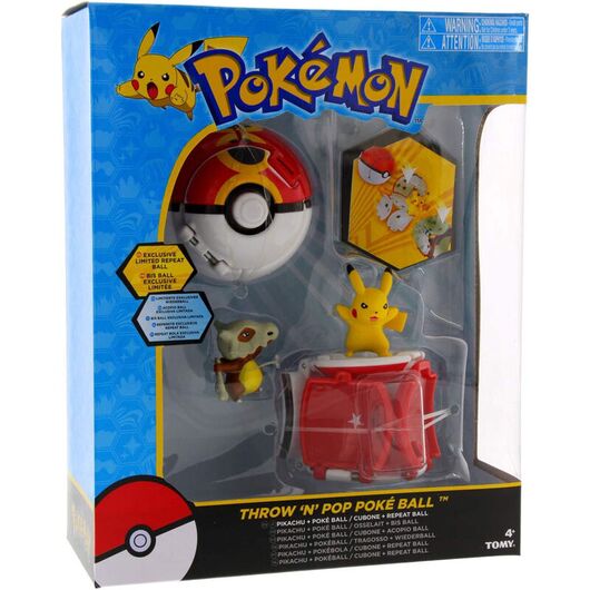 TOMY Pokemon Pokeball Pikachu + Cubone blister