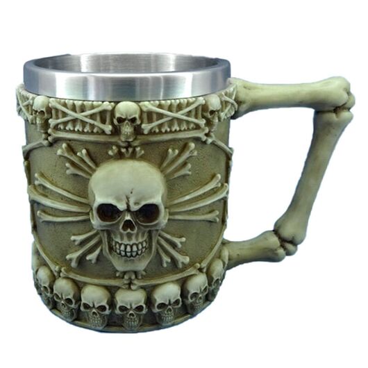 PUCKATOR Skull and Bone Game jug