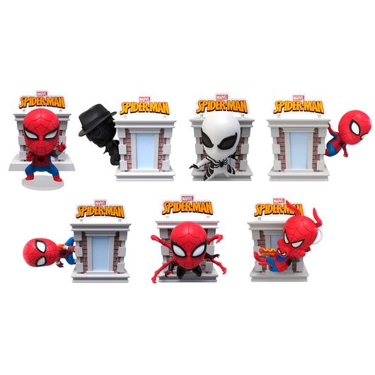 YUME TOYS Marvel Spiderman Tower Hero Box assorted surprise figure