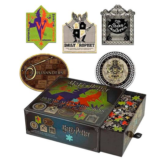 The Noble coollection Puzzle - Harry Potter Diagon Alley Shop Signs 200pcs