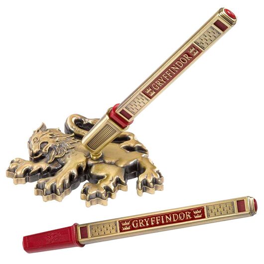 NOBLE COLLECTION Harry Potter Gryffindor pen with support