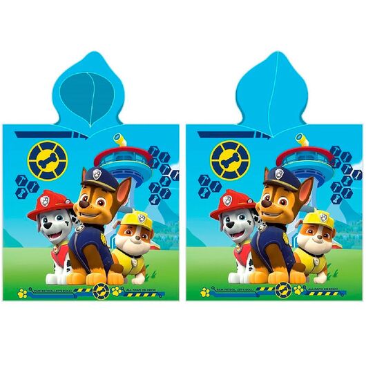 NICKELODEON Paw Patrol microfibre poncho towel