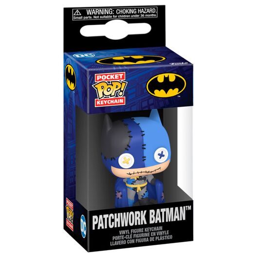 Pocket POP Keychain DC Comics ?Patchwork Batman 889698809078
