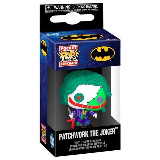 Pocket POP Keychain DC Comics ?Patchwork Joker 889698809085