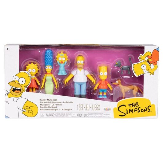 JAKKS PACIFIC The Simpsons Family pack 7 figures 6cm