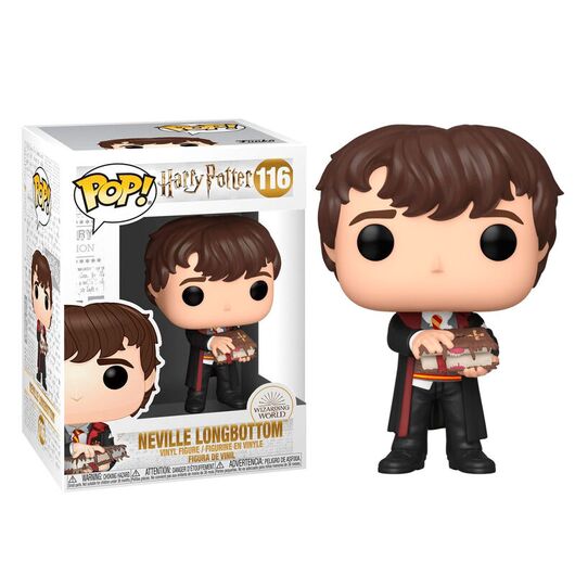 Funko Pop! Harry Potter: Neville Longbottom w/Monster Book 116