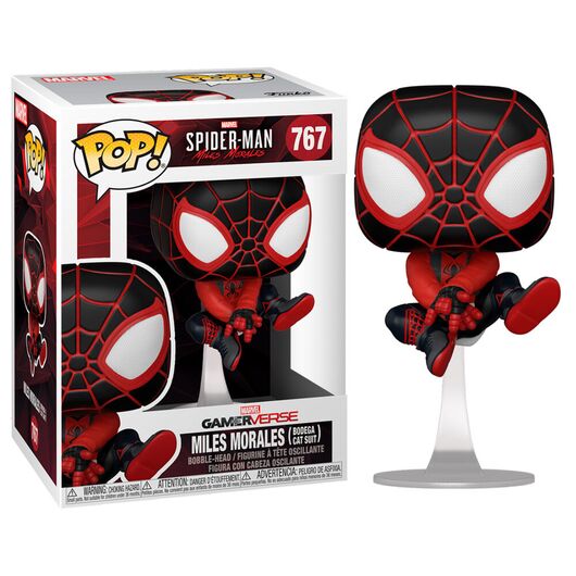 FUNKO POP Spider-Man Miles Morales Bodega Cat Suit 767 50152
