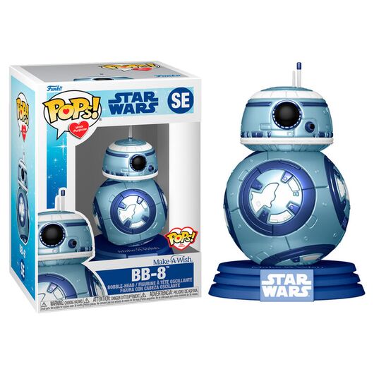 FUNKO POPS Make a Wish Star Wars BB-8 Metallic Bobble 63672