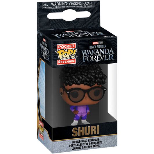 Funko Keychain! Black Panther Wakanda Forever Shuri Bobble