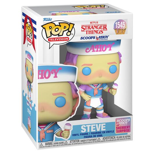 FUNKO POP Stranger Things Steve w/Uniform Scoops Ahoy 79998