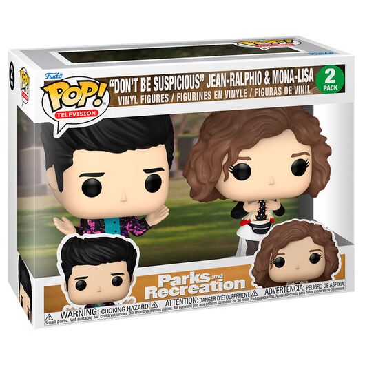 Blister 2 figures POP Parks and Recreation Dont Be Suspicious Jean-Ralphio & Mona-Lisa 889698801744
