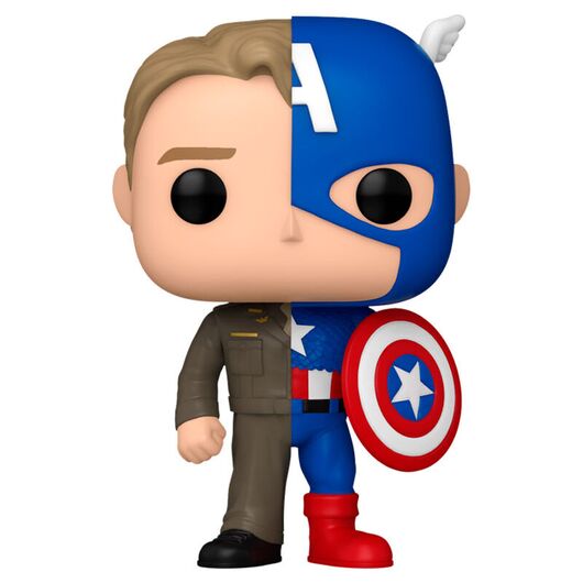 FUNKO POP Marvel Split Captain America/Steve Rogers 80891