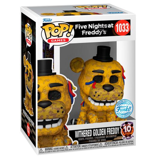 Funko Pop! FNAF Withered Golden Freddy 83091