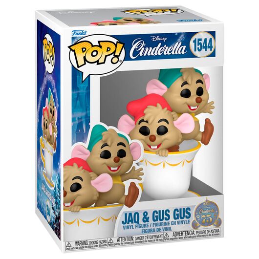 FUNKO POP Cenerentola 75th Jaq & Gus in Cup 83458
