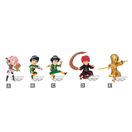 BANPRESTO Naruto Shippuden Narutop99 vol.4 world collectable figure 7cm