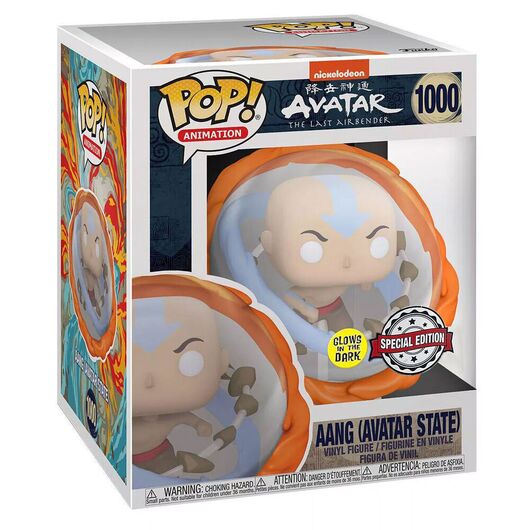Funko Pop! Avatar Aang All Elements Glow in the Dark Exclusive 1000