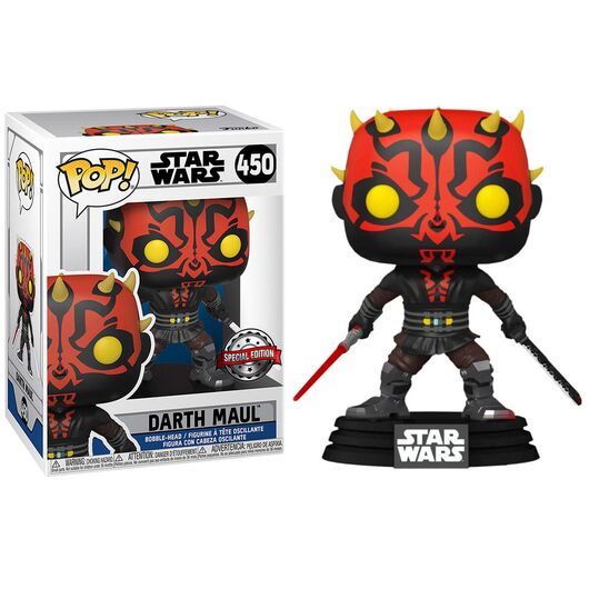 POP figure Star Wars Darth Maul with Saber Exclusive 889698567909