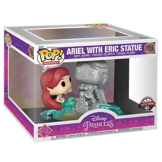 Funko Pop! Disney Ultimate Princess The Litle Mermaid Ariel & Statue Eric Exclusive 1169