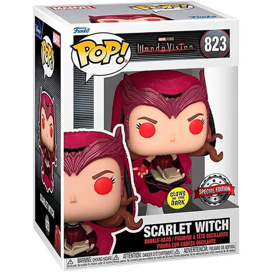 Funko Pop! WandaVision Scarlet Witch GLOW Bobble 823