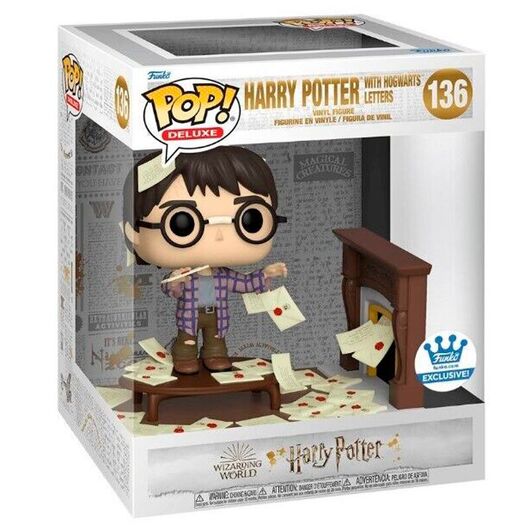 Funko Pop! Deluxe Harry Potter Anniversary Harry Potter with Hogwarts Letters Exclusive 136