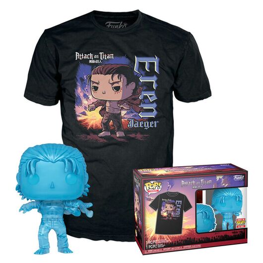 Funko Set figure POP & Tee Attack on Titan Eren Exclusive (L)