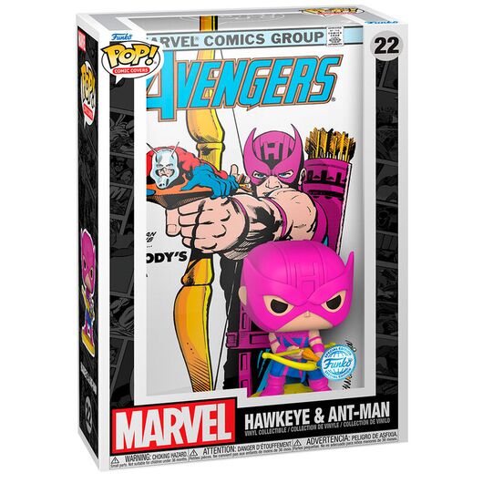 POP figure Comic Cover Marvel Avengers Hawkeye & Ant-Man Exclusive 889698711968