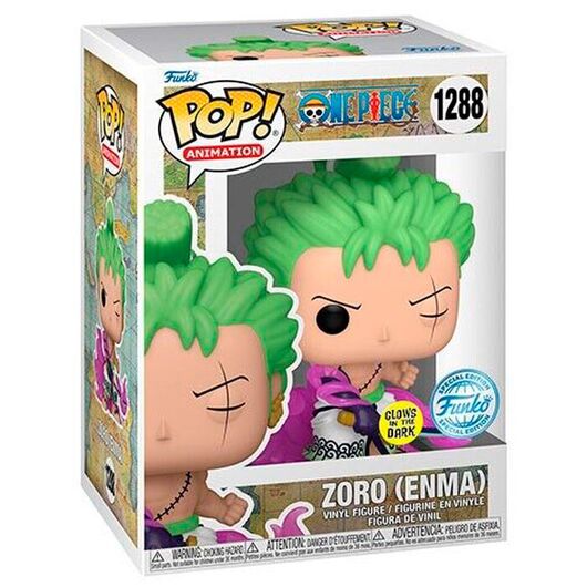 Funko Pop! One Piece: Roronoa Zoro with Enma - GLOW 1288