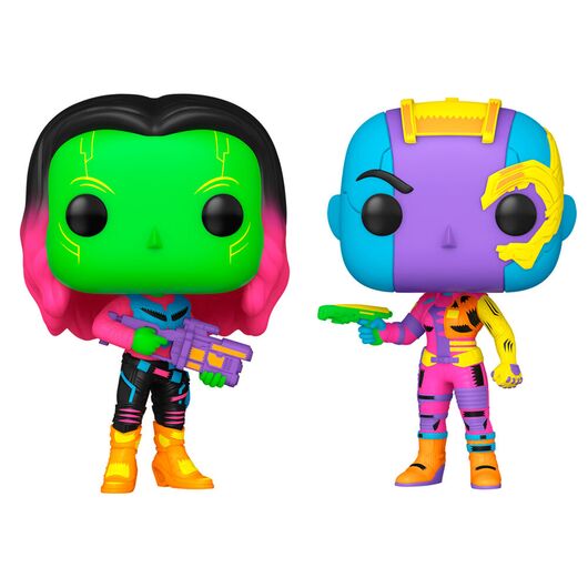 Funko Pop! Pack 2 figures Marvel Guardians of the Galaxy Gamora & Nebula Exclusive