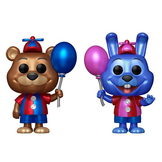 Funko Pop! Five Nights at Freddys: Ballon Freddy and Balloon Bonnie Exclusive 2 Figures
