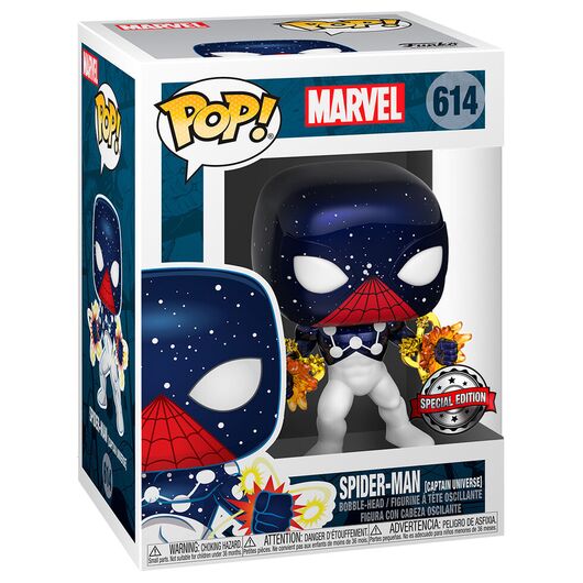 Funko Pop! Marvel Spider-Man Captain Universe Exclusive 614