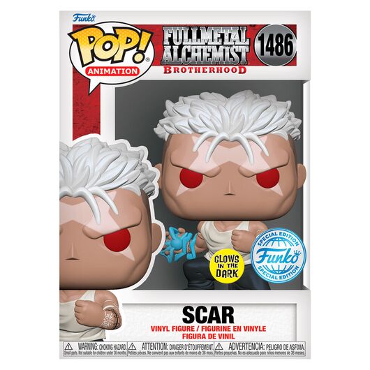 Funko Pop! Fullmetal Alchemist Brotherhood Scar Exclusive 1486