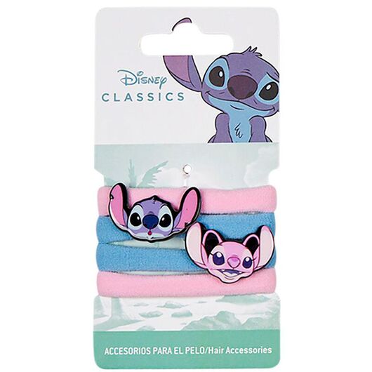 CERDÁ Disney Stitch set 4 scrunchies