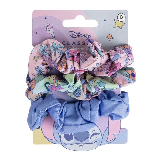 CERDÁ Disney Stitch set 3 scrunchies