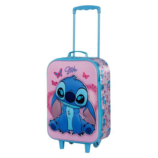 KARACTERMANIA Disney Stitch Adorable 3D trolley suitcase