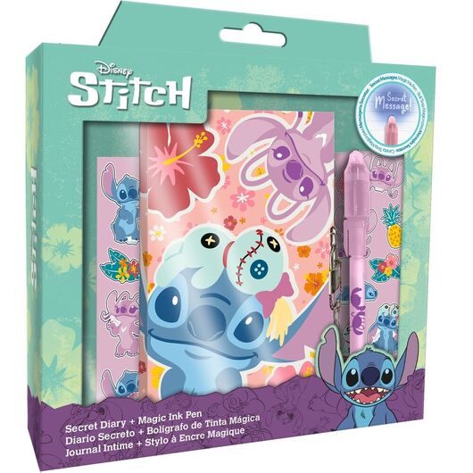 KIDS LICENSING Disney Stitch Diary + magic pen