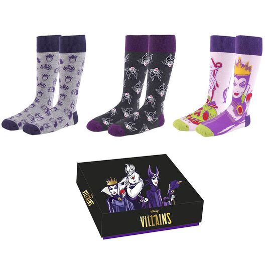 CERDÁ Disney Villains pack 3 socks