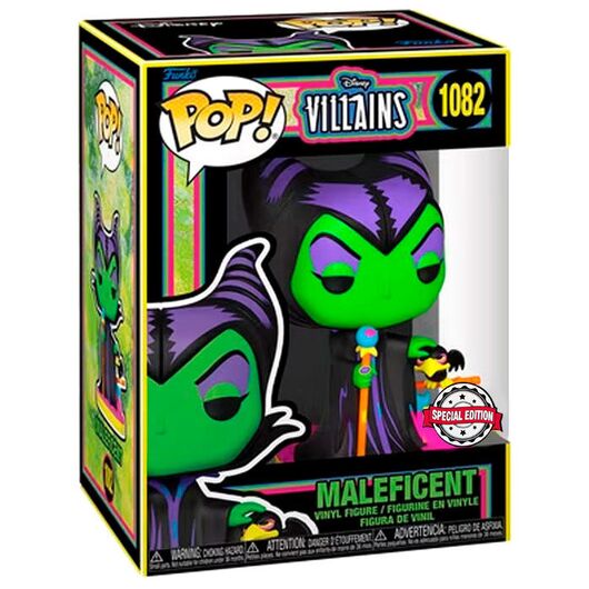 FUNKO POP Disney Villains Maleficent Blacklight 1082 60396