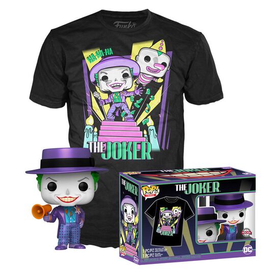 Set figure POP & Tee DC Comics Batman The Joker (S)