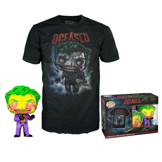 Set figure POP & Tee DC Comics Joker 889698745482